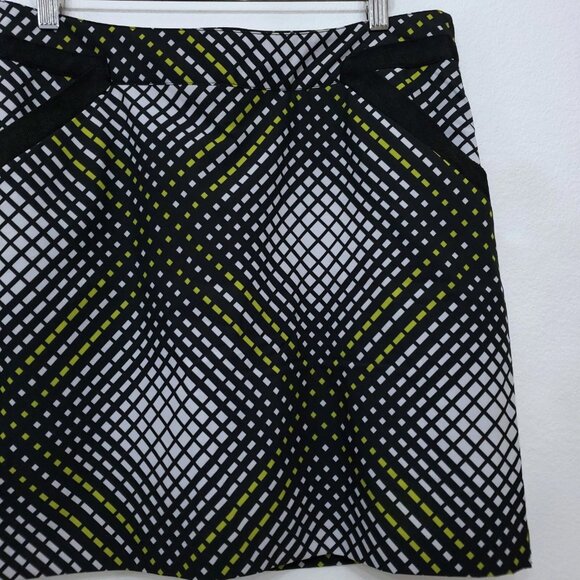 EP Pro Geometric 18" Women's Tennis Pickle Ball Golf Athletic Skirt Skort - 8 - Picture 3 of 16